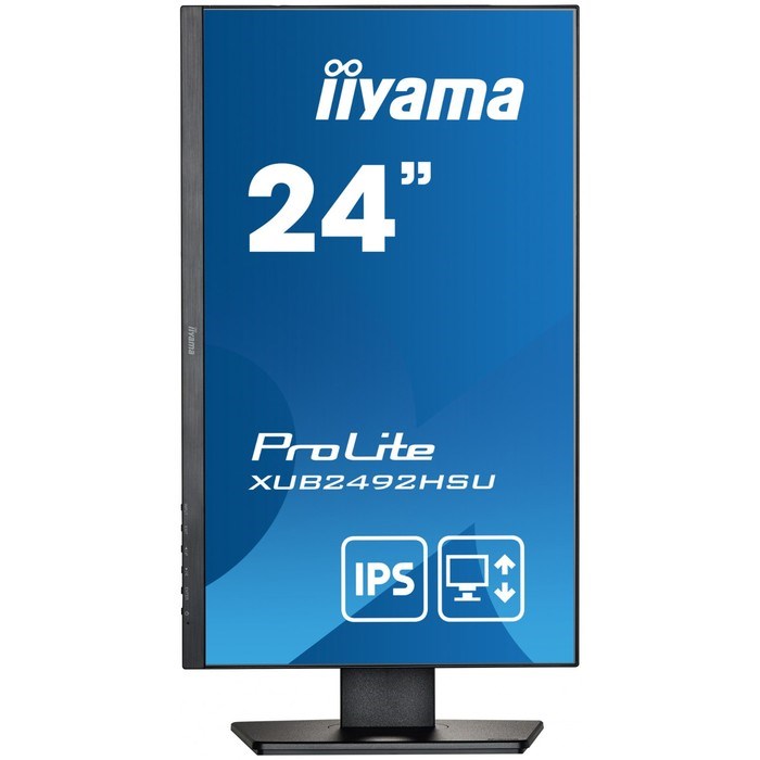 Монитор Iiyama 23.8" ProLite XUB2492HSU-B5 черный IPS LED 16:9 HDMI M/M матовая HAS Piv 250c   10046 - фото 51430010