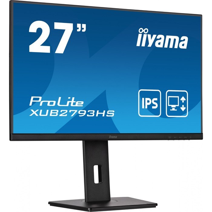 Монитор Iiyama 27" ProLite XUB2793HS-B5 черный IPS LED 16:9 HDMI M/M матовая HAS Piv 300cd 1   10046 - фото 51430018