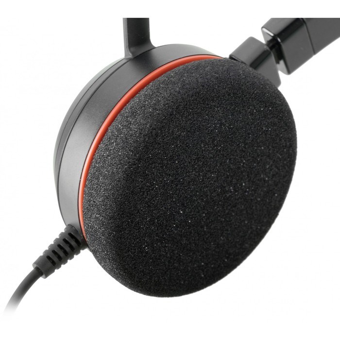 Наушники с микрофоном Jabra Evolve 20 MS Stereo черный 1.2м накладные USB оголовье (4999-823   10046 - фото 51430033