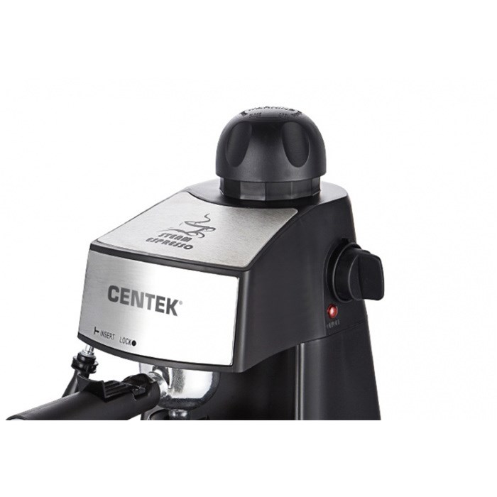Кофеварка Centek CT-1160, рожковая, 800 Вт, 0.24 л, чёрная - фото 51430061 Кофеварка Centek CT-1160, рожковая, 800 Вт, 0.24 л, чёрная - фото 51430061