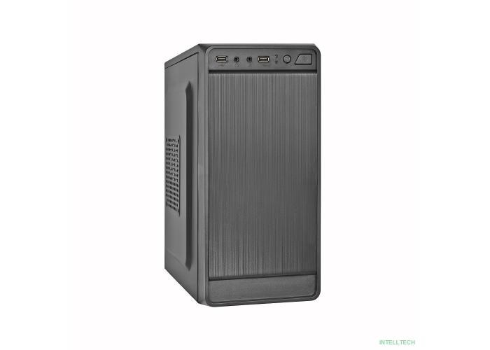 Корпус Minitower ExeGate BAA-108 Black, mATX, <без БП>, 2*USB, Audio - фото 51438435