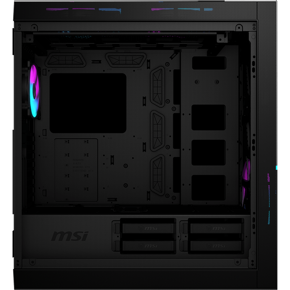 Компьютерный корпус MSI MPG SEKIRA 500X, Global, 1xTypeC, 4xUSB 3.0, 1xARGB Fan, Tempered Glass Window - фото 51441235