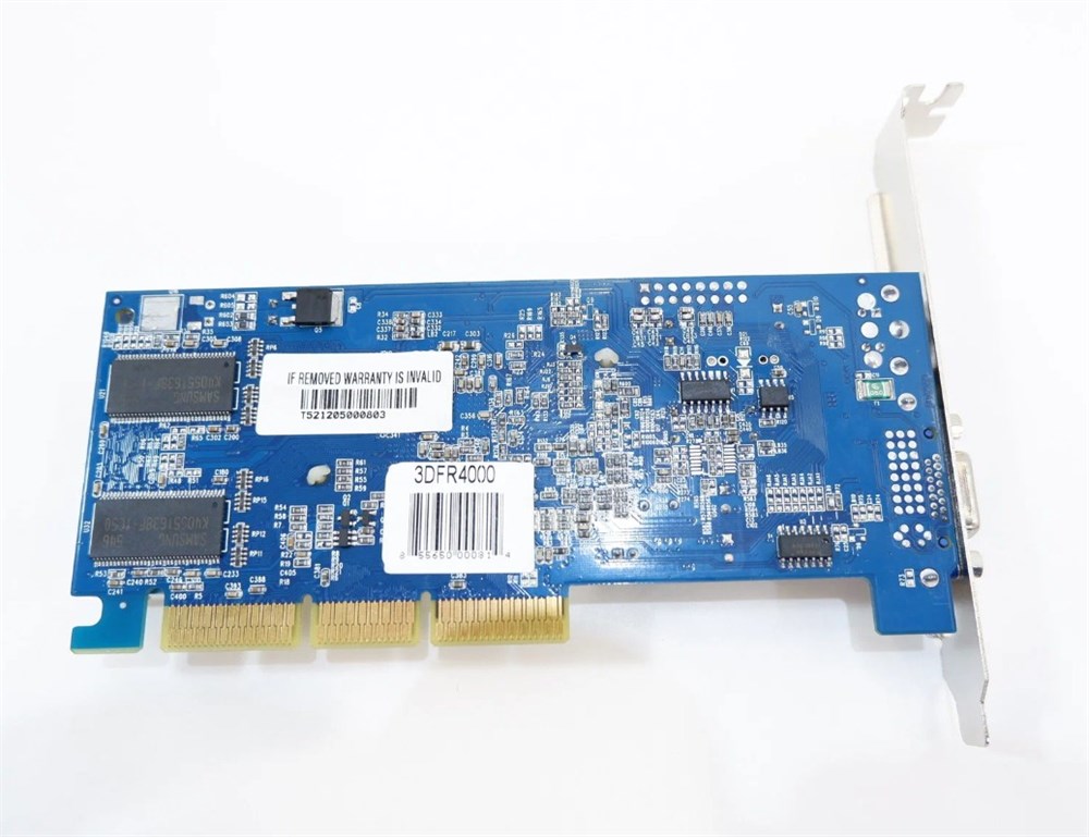 Видеокарта AGP BFG 3D Fuzion 3DFR4000 128MB raphic Card DDR 64-bit AGP 4X/8X - фото 51556276