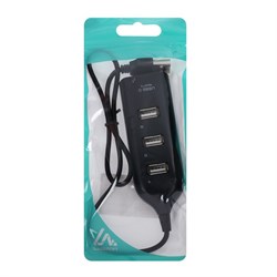 USB-разветвитель (HUB) Luazon HGH-63009, на 4 порта, МИКС - фото 51363301