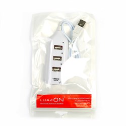 USB-разветвитель (HUB) Luazon HGH-63009, на 4 порта, МИКС - фото 51363304
