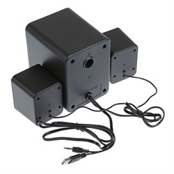 Компьютерные колонки 2.1 LuazON LPCK-02, 2x3Вт, сабвуфер 5Вт, 80дБ, Jack 3.5, USB, синяя - фото 51363345