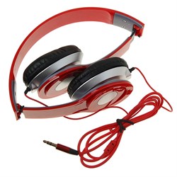 Наушники Luazon RX-11, накладные, складные, красные - фото 51363355