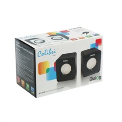 Компьютерные колонки 2.0 Dialog Colibri AC-02UР, 2х3Вт, USB, черные - фото 51363550