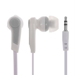 Наушники Luazon W-26, проводные, вакуумные, Jack 3.5 мм, кабель 1.15 м, белые - фото 51363804