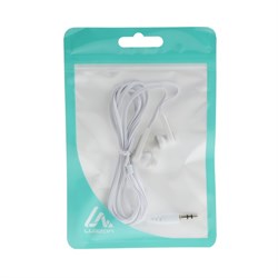 Наушники Luazon W-26, проводные, вакуумные, Jack 3.5 мм, кабель 1.15 м, белые - фото 51363805