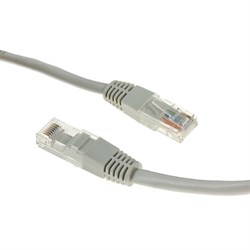 Патч-корд Gembird PP12e-10M, UTP 5е кат., RJ-45(m)-RJ-45(m), 10 м, серый - фото 51363877