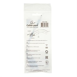 Кабель-разветвитель аудио Cablexpert CCA-415W,Jack3.5мм(3pin)(m)-2хJack(3pin)(f),0.1 м,белый - фото 51363995