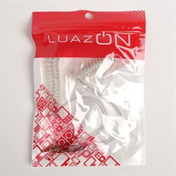 Кабель аудио LuazON, AUX, Jack 3.5 (m)-Jack 3.5 (m), штекер на пружине, 1 м, МИКС - фото 51364323