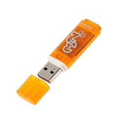Флешка Smartbuy Glossy series Orange, 32 Гб, USB2.0, чт до 25 Мб/с, зап до 15 Мб/с,оранжевая - фото 51364355