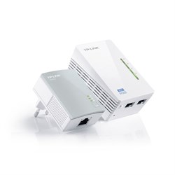 Сетевой адаптер HomePlug AV/WiFi TP-Link TL-WPA4220KIT - фото 51364543