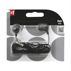 Наушники Defender Basic 618, вакуумные, 95 дБ, 32 Ом, Jack 3.5 мм, кабель 1.1 м, чёрные - фото 51364676