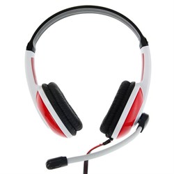 Наушники Defender Warhead G-120, игровые, полноразмерные, микрофон, 2x Jack 3.5 мм, 2 м, черно-красные - фото 51364681