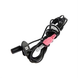 Микрофон Defender MIC-109, компьютерный, на прищепке, кабель 1.8 м, черный - фото 51364696