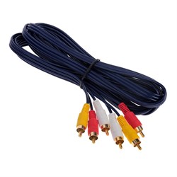 Кабель Luazon KDGN-003, 3xRCA (M) - 3xRCA (M), 3 м - фото 51364808