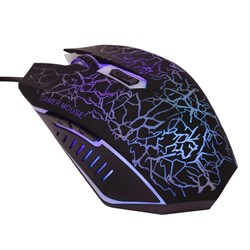 Мышь LuazON MB-2.9, игровая, оптическая, подсветка, покрытие soft-touch, 1.35 м - фото 51364965