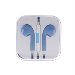 Наушники Luazon RX-13, вкладыши, микрофон, синие - фото 51364982