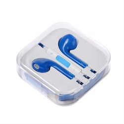 Наушники Luazon RX-13, вкладыши, микрофон, синие - фото 51364984