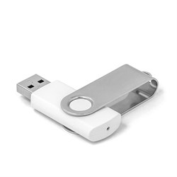 Флешка Mirex SWIVEL WHITE, 32 Гб, USB2.0, чт до 25 Мб/с, зап до 15 Мб/с, белая - фото 51365129