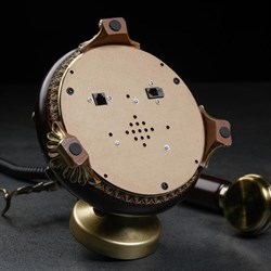 Ретро-телефон «Альсено», громкая связь, выложенный лаврами, 23×26 см - фото 51365262