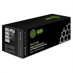 Картридж Cactus CS-C712S для Canon LBP-3010/3020 (1500k), черный - фото 51365449