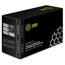 Тонер Картридж Cactus CS-TK1110BK черный для Kyocera FS 1020MFP/1040/1120MFP (2500стр.) - фото 51365489