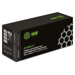 Картридж Cactus CS-PH3117 106R01159 для Xerox Phaser 3117/3122/3124 (3000k), черный - фото 51365623