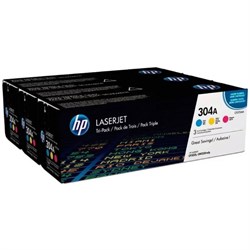 Набор картриджей HP 304A CF372AM для CLJ 2025/CM2320 (2800k), голубой/пурпурный/желтый - фото 51365636