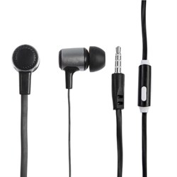 Наушники Luazon W-03, вакуумные, микрофон, Jack 3.5 мм, кабель 1.16 м, чёрный - фото 51365837