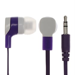 Наушники Luazon VBT 1.7, вакуумные, плоский провод, МИКС - фото 51365841