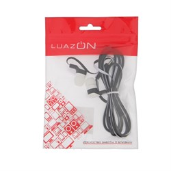 Наушники Luazon VBT 1.7, вакуумные, плоский провод, МИКС - фото 51365845