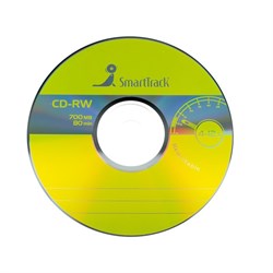 Диск CD-RW SmartTrack, 4-12x, 700 Мб, бокс 25 шт. - фото 51365876