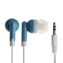 Наушники OXION Simple EPO104, вакуумные, 92 дБ, 32 Ом, Jack 3.5 мм, кабель 95 см, синие - фото 51365914