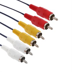 Кабель Luazon KDGN-001, 3xRCA (M) - 3xRCA (M), 1.5 м - фото 51365929