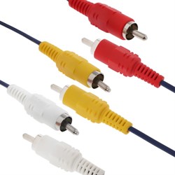 Кабель Luazon KDGN-001, 3xRCA (M) - 3xRCA (M), 1.5 м - фото 51365930