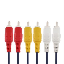 Кабель Luazon KDGN-001, 3xRCA (M) - 3xRCA (M), 1.5 м - фото 51365931