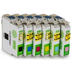 Картридж струйный Cactus CS-EPT0807 черный/желтый/голубой/пурпурный/светло-голубой/светло-пурпурный - фото 51366124