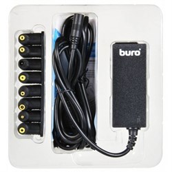 Адаптер питания Buro BUM-0036S40, автоматический, 40 Вт, 9.5 В-20 В, 8-переходников - фото 51366475