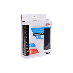 Адаптер питания Buro BUM-1107L70, автоматический, 70 Вт, 18.5 В-20 В, 11-переходников, 4.62 A - фото 51366489