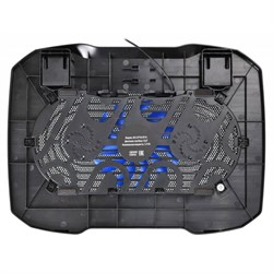 Подставка для ноутбука Buro BU-LCP156-B114 15.6" 1xUSB 1x 140ммFAN черная - фото 51366576