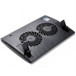 Подставка для ноутбука Deepcool WIND PAL FS (WINDPALFS) 17" 26.5дБ 2xUSB 2x 140ммFAN черная - фото 51366593