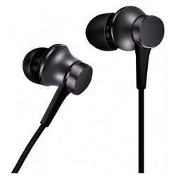 Наушники Xiaomi Mi In-Ear Basic ZBW4354TY, вакуумные, микрофон, 93 дБ, Jack 3.5 мм, кабель 1.25 м, чёрные - фото 51366632