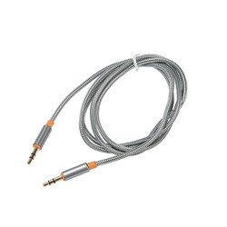 Кабель аудио AUX Defender JACK01-03, Jack 3.5 мм(m)-Jack 3.5 мм(m), 1.2 м, серый - фото 51366653