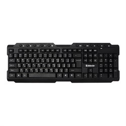 Клавиатура Defender Element HB-195 RU, беспроводная, мембранная, 114 клав, USB,   черная - фото 51367237