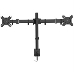 Кронштейн Cactus CS-VM-D29-BK, для 2-х мониторов, наклон-поворот, 13"-27", до 2х8 кг,черный - фото 51367308