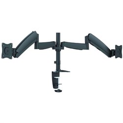 Кронштейн Ultramounts UM 703,для 2-х мон-ов,газлифт,наклон-поворот,13"-27",до 2х9 кг,черный - фото 51367322